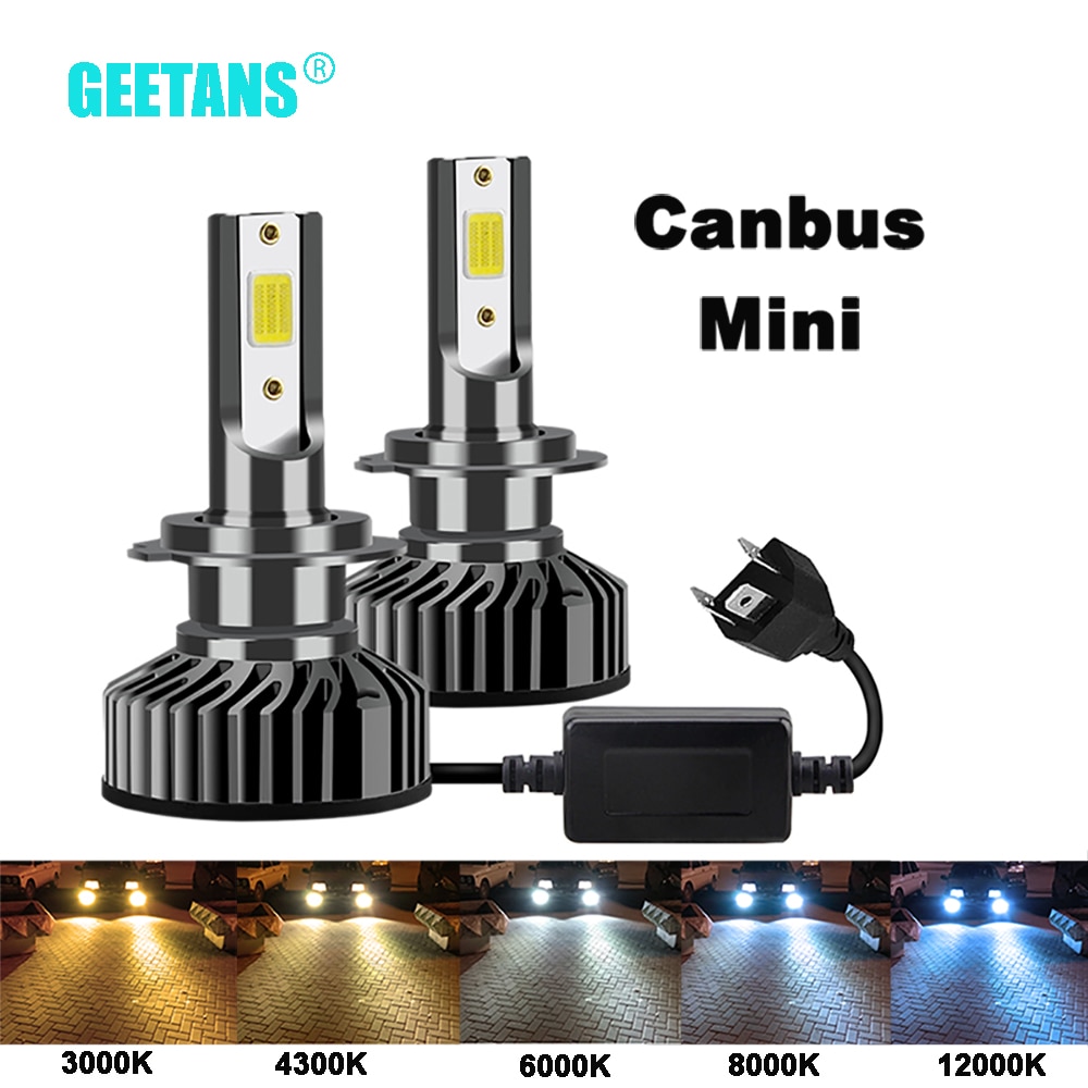 GEETANS LED ڵ Ʈ  6500K Canbus, H1..